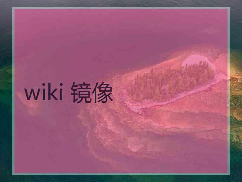 wiki 镜像