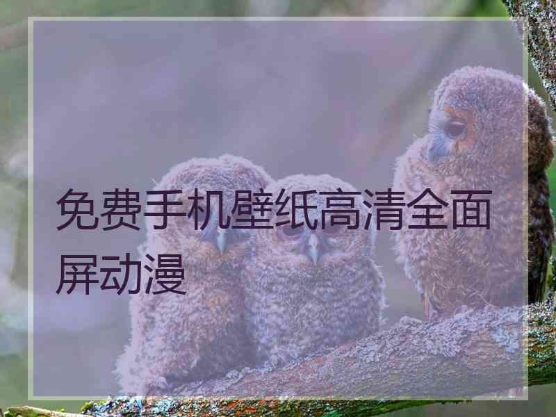 免费手机壁纸高清全面屏动漫