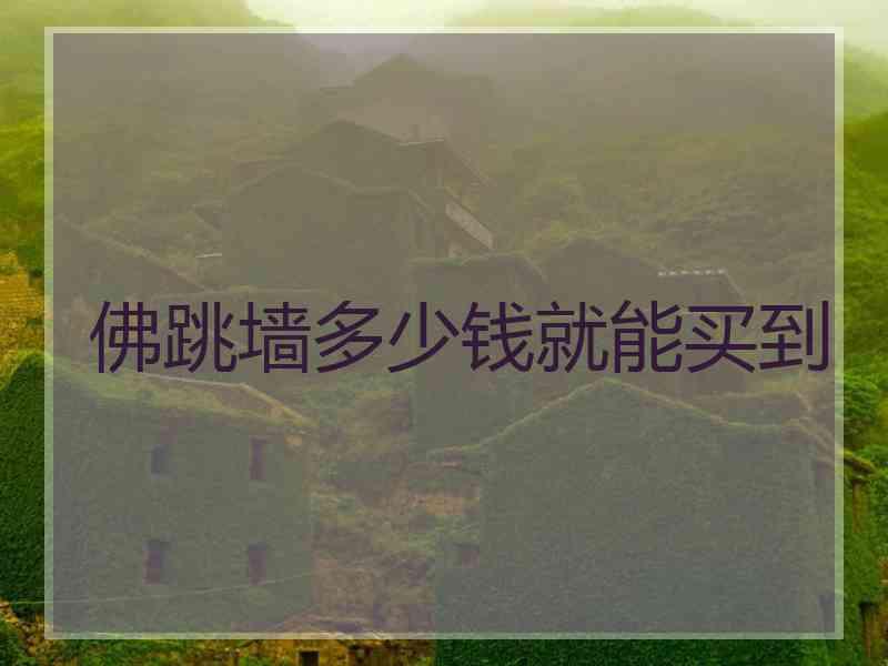 佛跳墙多少钱就能买到
