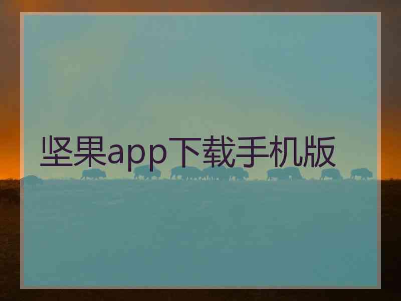 坚果app下载手机版