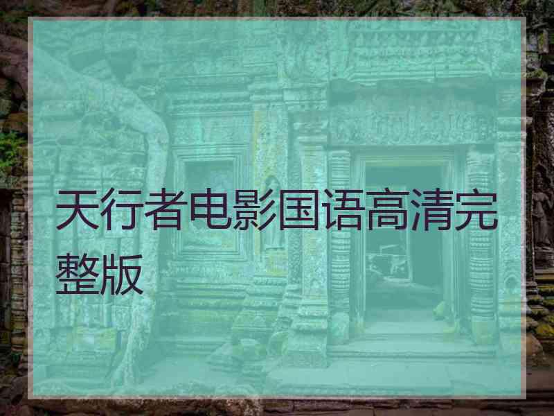 天行者电影国语高清完整版