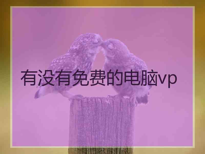 有没有免费的电脑vp