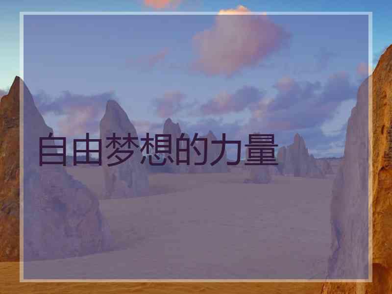自由梦想的力量