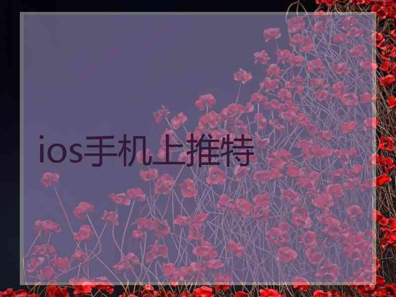 ios手机上推特