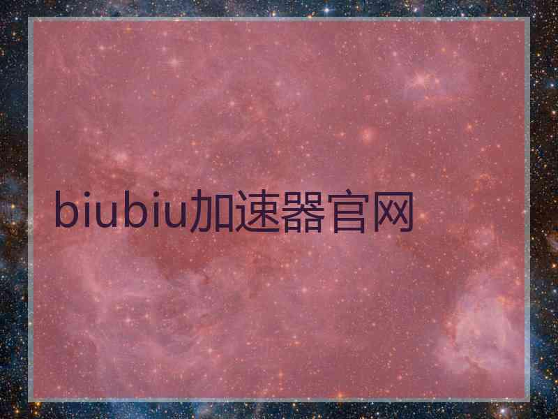 biubiu加速器官网