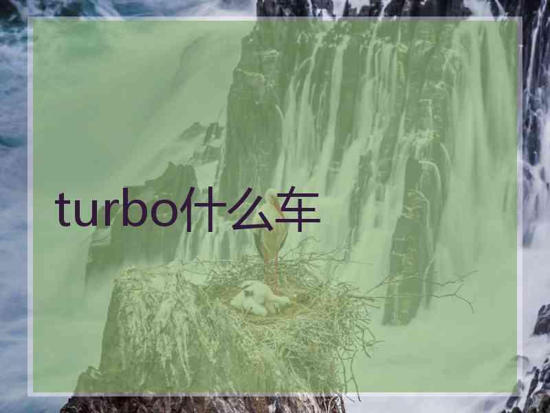 turbo什么车