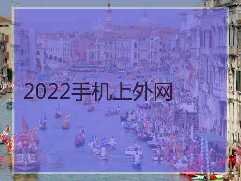 2022手机上外网